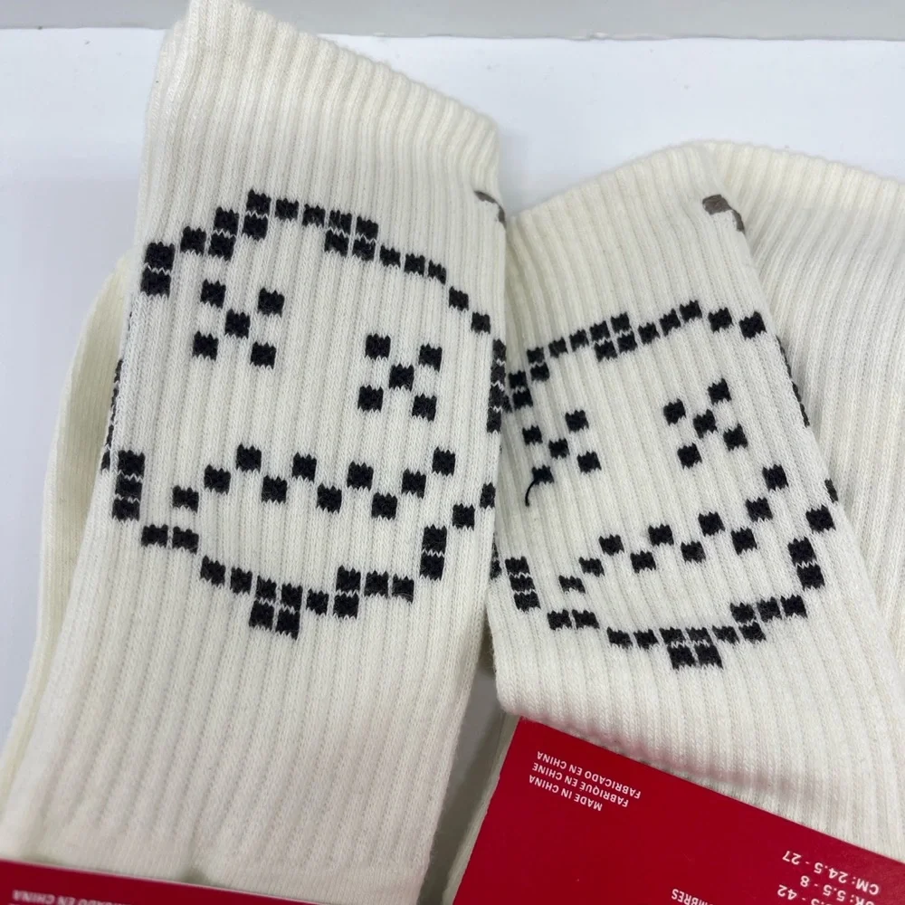 Vans Designer Logo Sport Skater Surfer Crew Cut Socks Vans Skate Clay (1 pair)